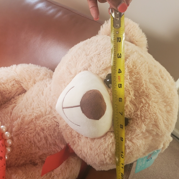 Big plush bear, new with heart in hand - Picture 7 of 15